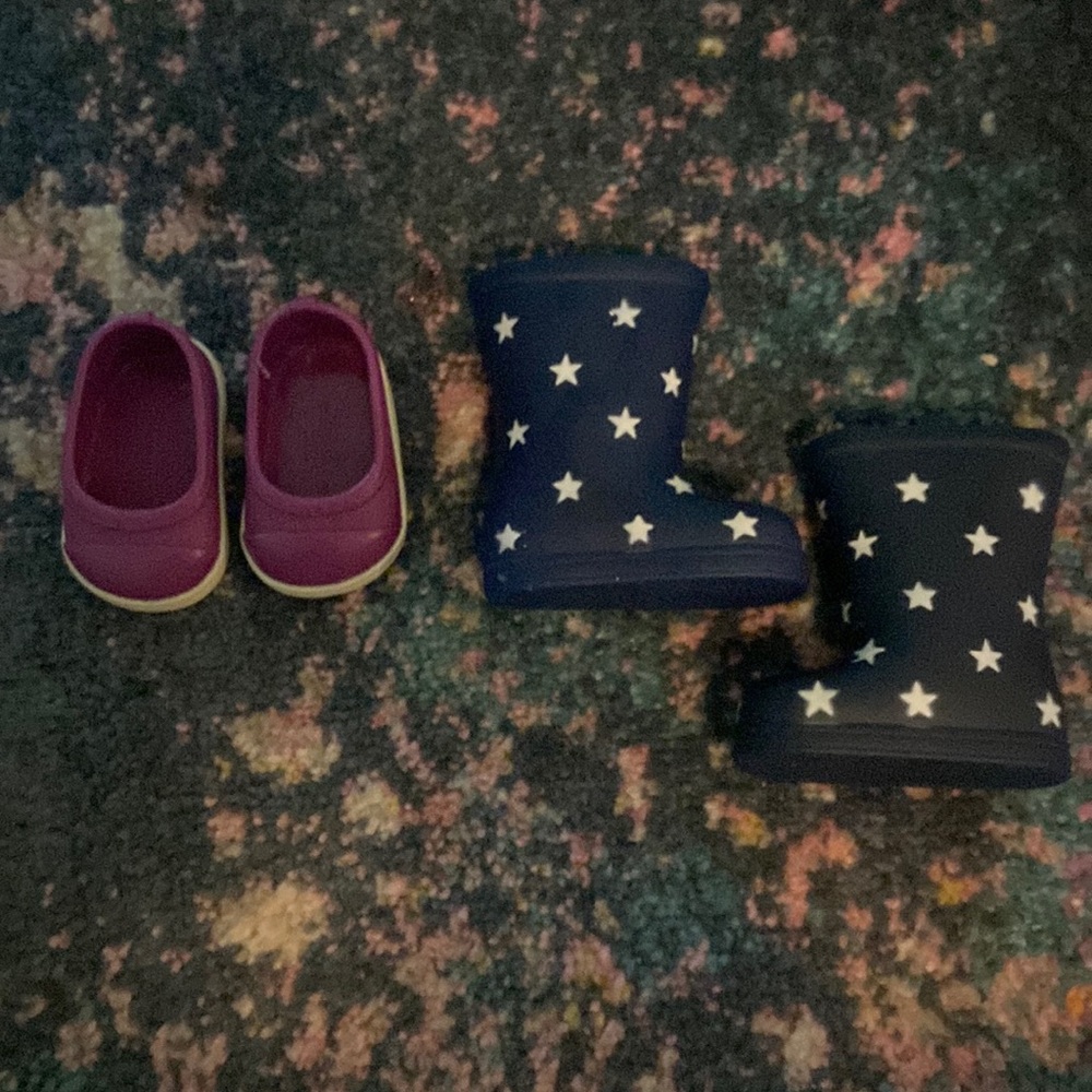 American Girl My Generation doll shoes rain boots